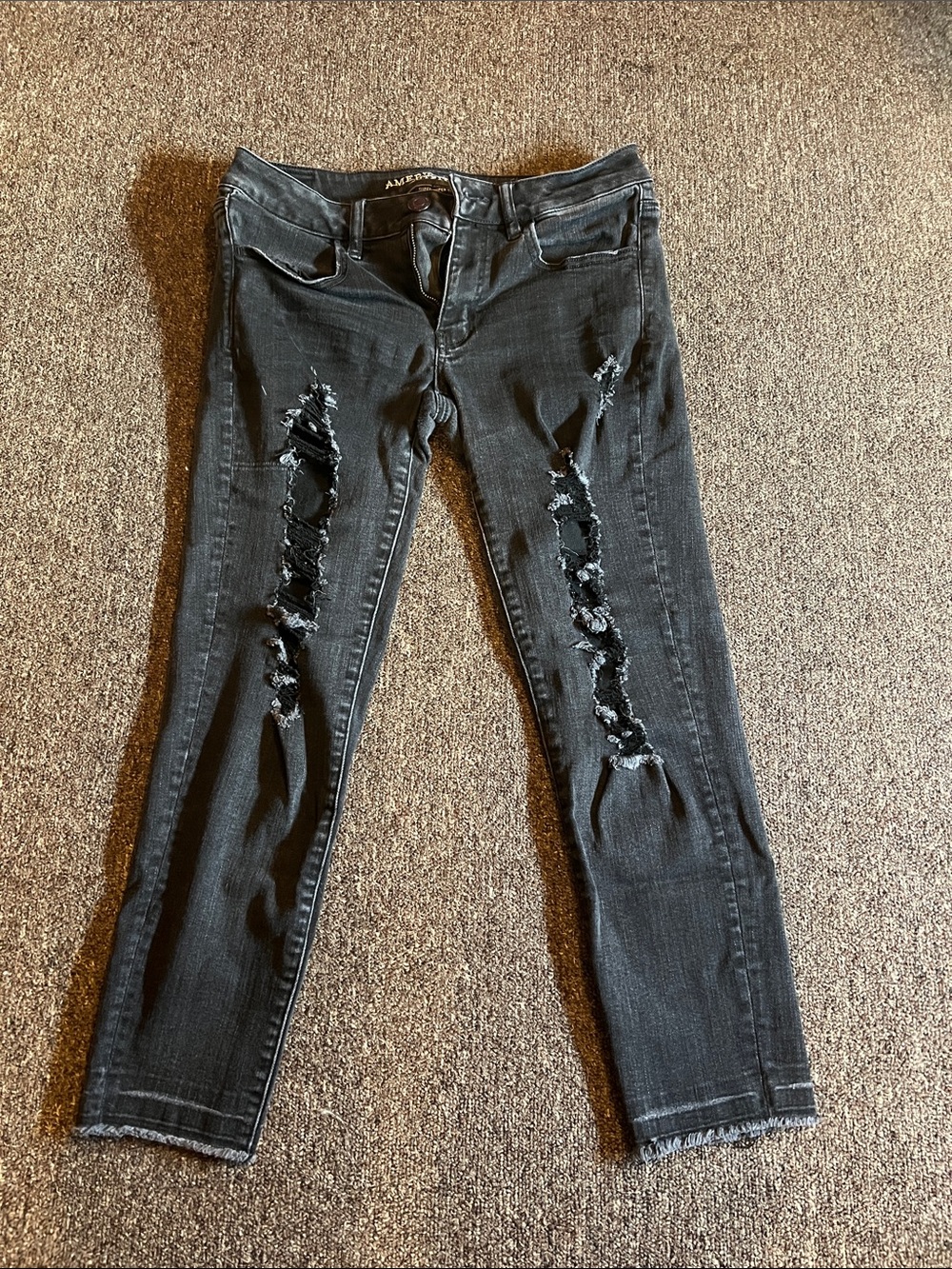 Black Ripped Skinny Jeans